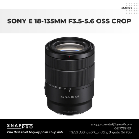 LENS SONY CROP 18-135MM F3.5-5.6