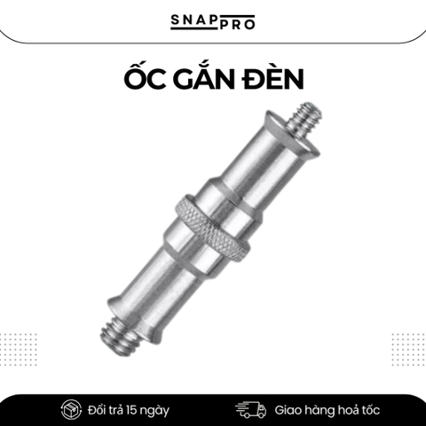 Ốc Chân Đèn Studio Gắn Đèn Máy Ảnh Spigot 1/4 – 3/8 Gắn Đèn LED Flash Tripod