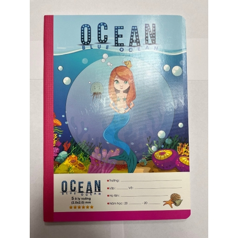 Vở ôly học sinh hồng hà, ocean,...