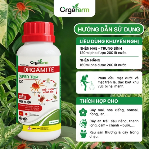 Thuốc Đặc Trị Nhện Đỏ OrgaMite - 240ml