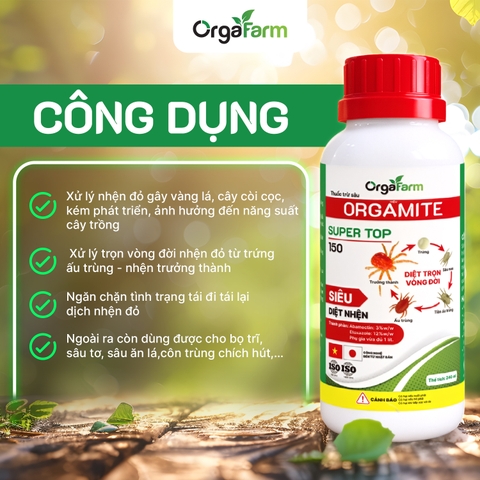 Thuốc Đặc Trị Nhện Đỏ OrgaMite - 240ml