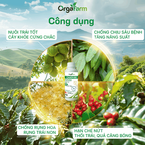 Canxi Bo ORGAFARM Chống Rụng Trái, Nứt Trái - 0,5L