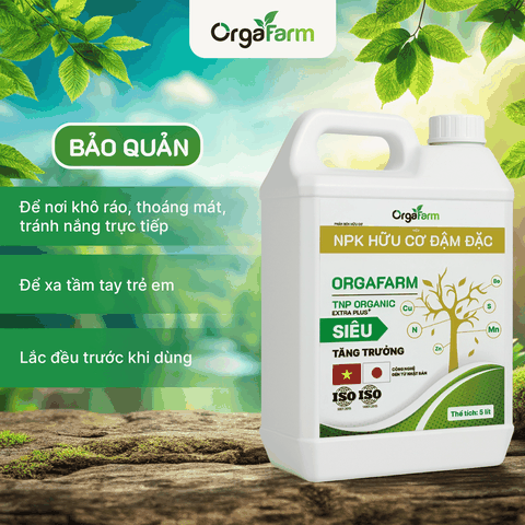 NPK Hữu Cơ OrgaFarm - Siêu Tăng Trưởng - 5L