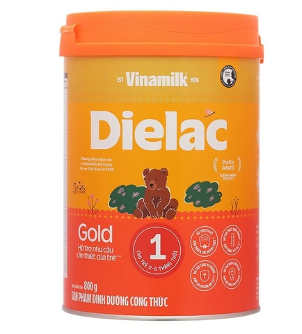 SUA BOT DIELAC ALPHA GOLD 1 800G (0 - 6 THANG)