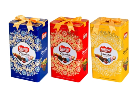 SOCOLA NESTLE CHAOBII (HOP CHU NHAT) 120G