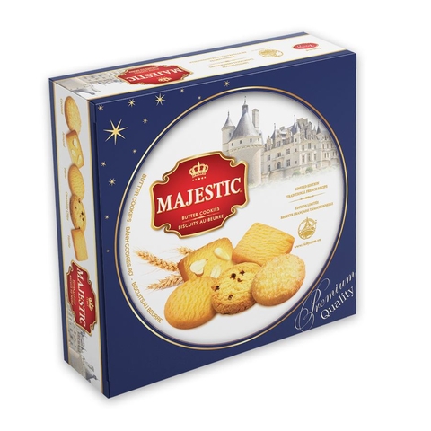 BANH QUY BO MAJESTIC HOP THIET 382G XANH