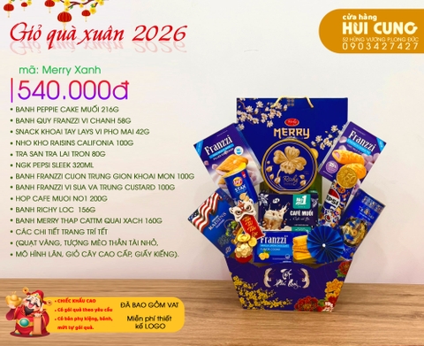 GIO QUA MERRY XANH