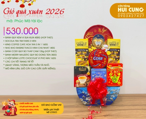 GIỎ QUÀ - PHÚC MÃ TÀI LỘC