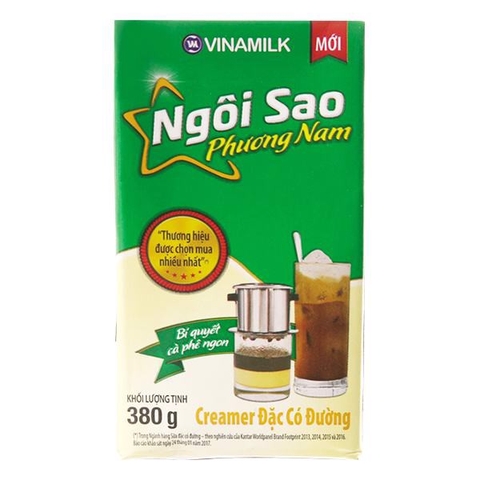 SUA DAC NGOI SAO PHUONG NAM XANH LA VINAMILK 380GR