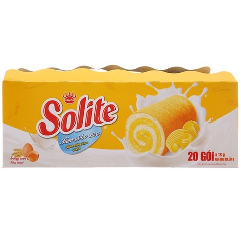 BANH SOLITE SWISSROLL BO SUA 360GR