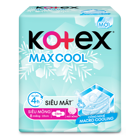 BVS KOTEX MAX COOL SM CANH 8M*48