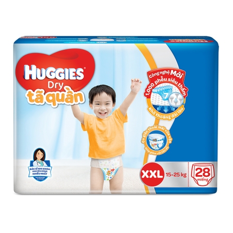 TA QUAN HUGGIES XXL 28 MIENG (15-25KG)