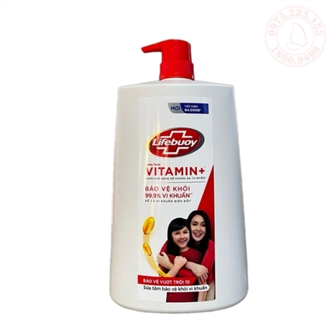 SUA TAM LIFEBUOY VUOT TROI CHAI 1100G