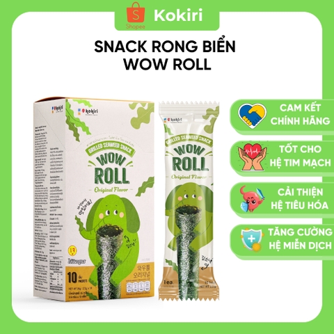 SNACK RONG BIEN CON VOI WOW ROLL 10 X 25G