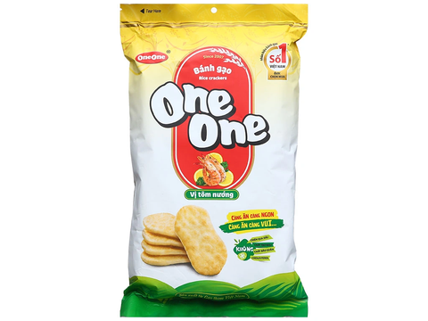 BANH GAO ONE ONE VI TOM NUONG 150G