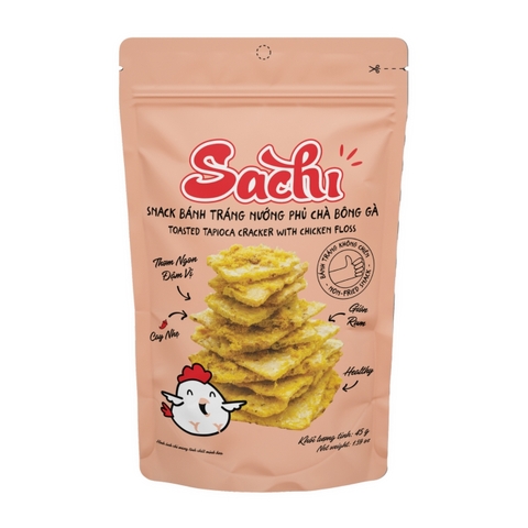 SNACK BANH TRANG NUONG SACHI 45G
