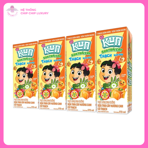 SUA CHUA HUONG CAM CO THACH 110ML