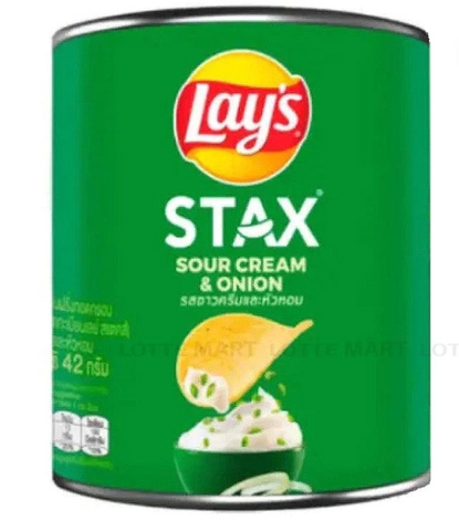SNACK KHOAI TAY LAYS VI KEM CHUA VA HANH TAY 40G