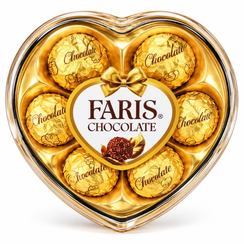 SOCOLA TRAI TIM FARIS 6 VIEN