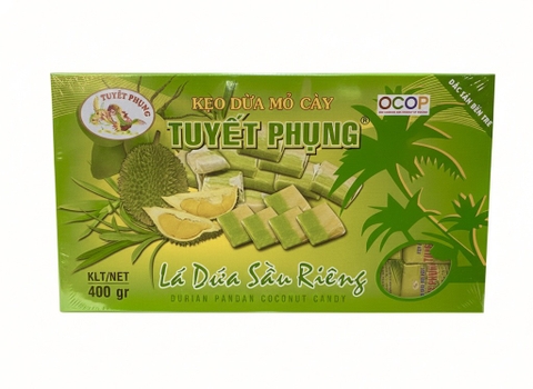 KEO DUA TUYET PHUNG LA DUA SAU RIENG 400G