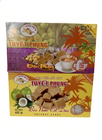 KEO DUA COM SAU RIENG DAU PHONG 400GR