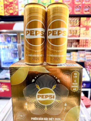 NUOC NGOT PEPSI LON VANG XUAN 2026 320ML