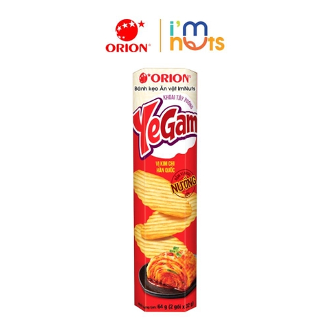 SNACK KHOAI TAY NUONG YEGAM VI KIM CHI 64G