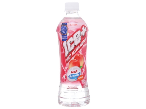 NUOC TRAI CAY ICE+ VI DAO CHAI 480ML/24