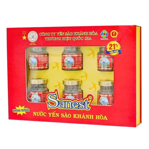 LOC YEN SAO KHANH HOA KHONG DUONG 6 LỌ x 70 ML