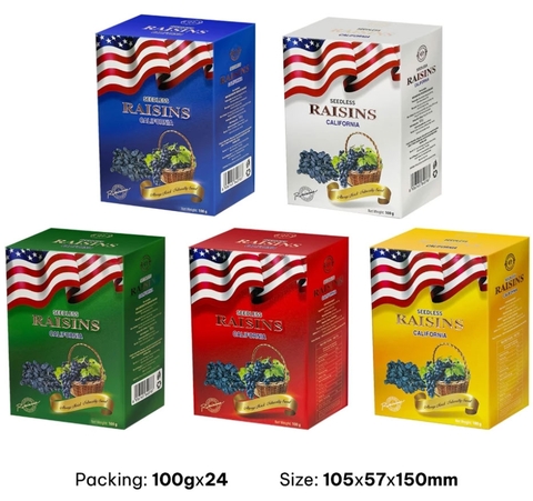 NHO KHO RAISINS CALIFONIA 100G