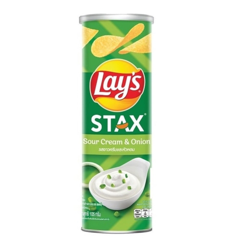 SNACK LAYS KHOAI TAY VI KEM CHUA VA HANH TAY 100G