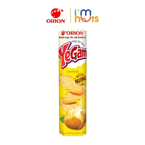 SNACK KHOAI TAY NUONG YEGAM VI NGUYEN BAN 64G