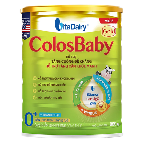 SUA NON COLOS BABY 0+( 0 - 12 THANG) 800G
