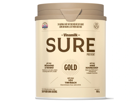SUA BOT SURE PREVENT GOLD VINAMILK 900G