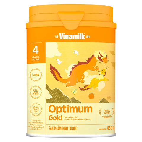 SUA BOT VINAMILK OPTIMUM 4 850G (2-6 TUOI)