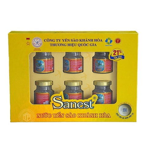 LOC YEN SAO KHANH HOA 6 LỌ x 70 ML