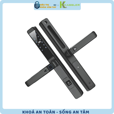 Khóa vân tay Kassler cửa nhôm KL-599 LX BLACK
