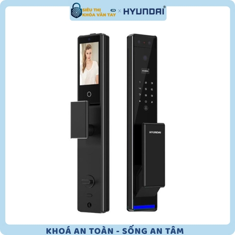 Khóa vân tay Hyundai cửa gỗ HY-SLA909F BLACK