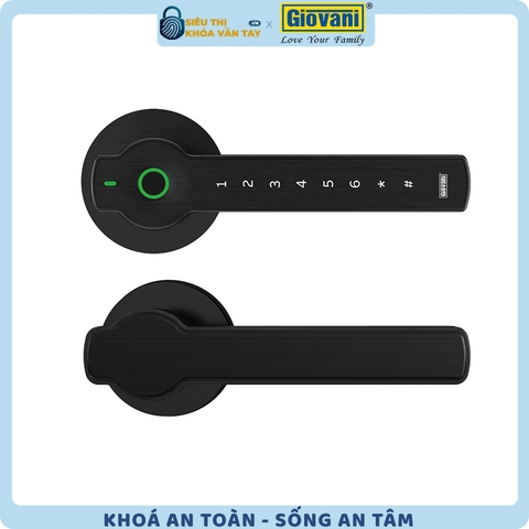 Khóa vân tay cửa phòng Giovani GSL-S3 màu đen