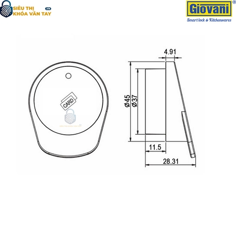 Khóa tủ Giovani Locker GSL-C62