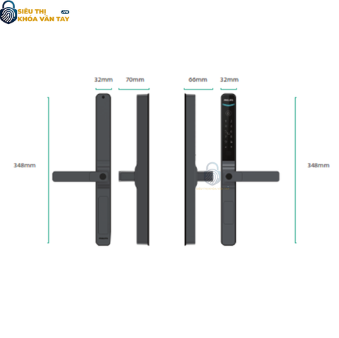 Khóa cửa vân tay Philips DDL611-18HBS