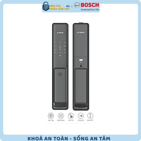 Khóa vân tay cửa gỗ Bosch.FU 750 EU