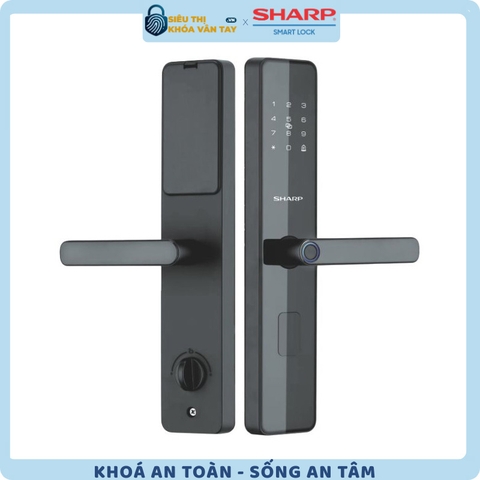 KHÓA THÔNG MINH CỬA GỖ SHARP T1-B