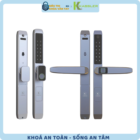 Khóa vân tay Kassler cửa nhôm KL-599TN GREY