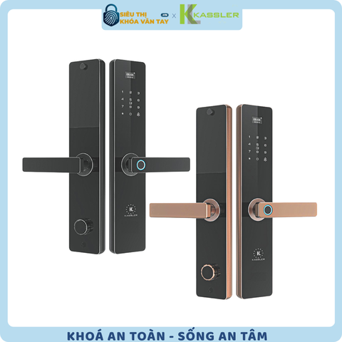 Khóa vân tay Kassler cửa gỗ KL - 608 CNC