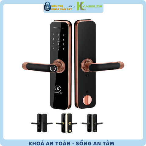 Khóa vân tay Kassler cửa gỗ KL-668