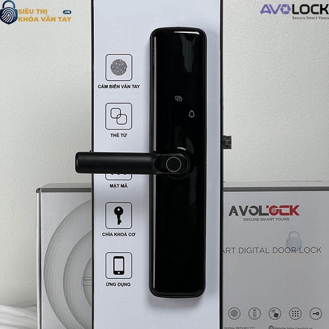 Khóa Vân Tay Avolock Cửa Gỗ  AV 68
