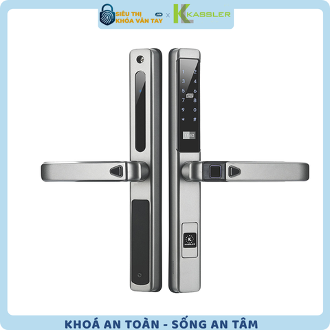 Khóa vân tay Kassler cửa nhôm KL-599 Slide