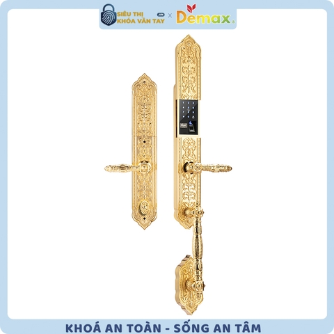 Khoá Vân Tay Đại Sảnh Demax EL888 BRASS