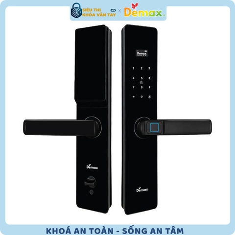 Khoá Vân Tay Cửa Gỗ Demax EL622 BL